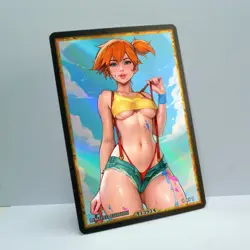 MISTY Waifu Anime Card LIMITED 1/1 Custom TCG Holo Goddess Story ACG T13974 - Image 2