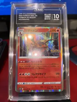 🔥🔥🔥 TAG 10 Charizard Holo 010/071 Pokemon GO s10b Japanese Pokemon Card🔥🔥🔥 - Image 1