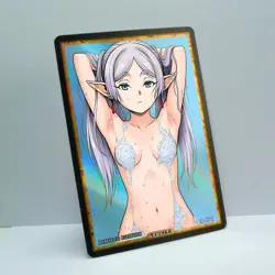 FRIEREN Waifu Anime Card LIMITED 1/1 Custom TCG Holo Goddess Story ACG T13968 - Image 2