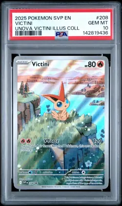 Victini 208 Holo Promo SV Scarlet & Violet Promo Cards PSA 10 - Image 1