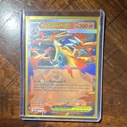 Pokemon Mega Charizard Y EX Holo Stage 2 Flame 360 HP Explosion Y Card 030 - Image 1