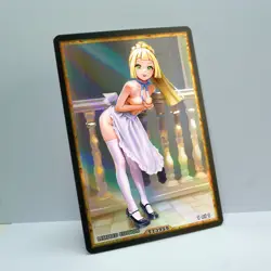 LILLIE Waifu Anime Card LIMITED 1/1 Custom TCG Holo Goddess Story ACG T13959 - Image 2
