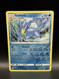 Reverse Holo Golduck 27/181 - Pokemon Team-Up Card - NM - Image 1