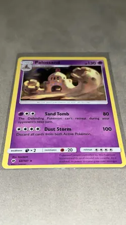 Palossand 62/147 Holo Rare Sun & Moon Burning Shadows Pokemon Card Near Mint - Image 2