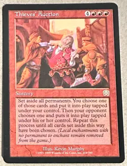MTG 1x Thieves' Auction Mercadian Masques Legacy Magic the Gathering Card x1 LP - Image 1