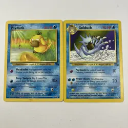 Pokemon TCG Psyduck Golduck 2-Card Evolution Fossil Set Lot A - Image 1
