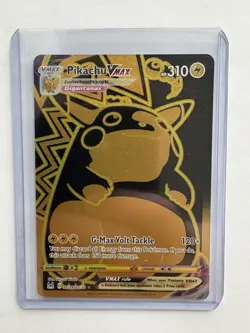 Pokemon TCG Pikachu VMAX Gold Card TG29/TG30 *Excellent Condition* - Image 1