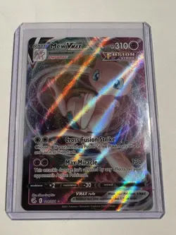 Pokemon Mew VMAX Ultra Rare TCG Card Fusion Strike 114/264 Near Mint Condition - Image 1