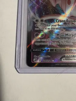 Pokemon Mew VMAX Ultra Rare TCG Card Fusion Strike 114/264 Near Mint Condition - Image 5