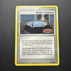 Pokemon 2007 EX Power Keepers Drake's Stadium Reverse Holo Uncommon Card #72/108 - Image 1
