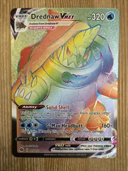 Drednaw VMAX - 075/073 - Pokemon Champions Path Sword Shield Secret Rare Card NM - Image 1
