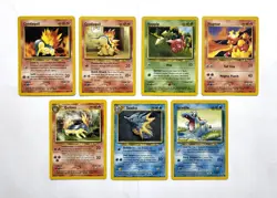 POKEMON TCG 7 CARD 2000 NEO GENESIS LOT CYNDAQUIL MAGMAR QUILAVA SEADRA 😺 - Image 1