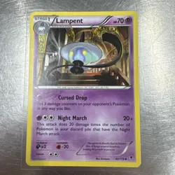 Lampent 42/119 XY - Phantom Forces - Non-Holo - Pokemon TCG Card - LP - Image 1