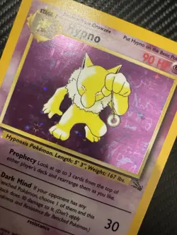 Hypno Fossil 8/62 Holo 1999-2000 Wizards Base Set Pokemon Card - Image 5