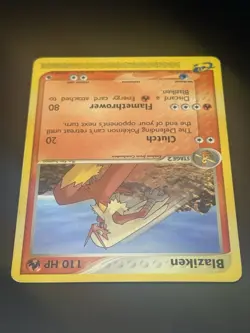 Pokemon Card - Blaziken Ruby and Sapphire 15/109 Rare - Image 2