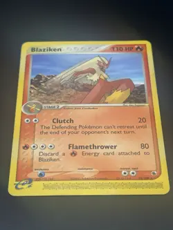 Pokemon Card - Blaziken Ruby and Sapphire 15/109 Rare - Image 3