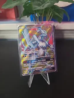 Pokemon TCG White Kyurem GX Dragon Majesty SM141 Holo Promo Card - Image 1