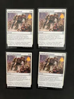 Armed and Armored x4 (379) [Kaldheim] Magic MTG Cards LP - Image 1