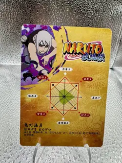 Mangetsu Hozuki - Naruto Trading Card HY-R-038 Rainbow Holo Foil Rare Plus Tc7 - Image 2