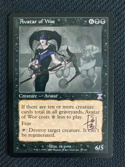 Avatar of Woe (Timeshifted) SIGNED by artist rk post - Image 1