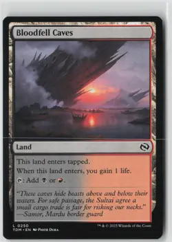 Bloodfell Caves (250) - Normal - Tarkir: Dragonstorm (TDM) - NM - Image 1