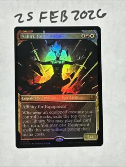 Nahiri, Forged in Fury (Showcase) March of the Machine: The Aftermath Foil - Image 1