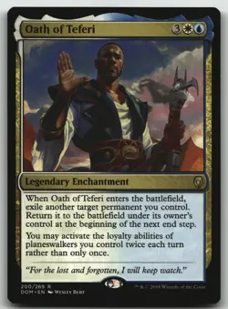 Oath of Teferi R Dominaria 200 LP - Image 1