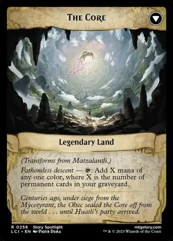Magic The Gathering: Matzalantli, the Great Door // The Core - LCI #0256 FOIL - Image 2