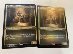 2 x mtg promo pack Bartolome del Presidio, 1 foil, Lost Caverns of Ixalan - Image 1