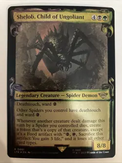 Shelob, Child of Ungoliant (Scroll Showcase 0681) FOIL Lord of Rings NM - Image 1
