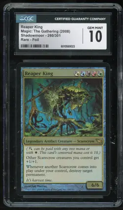 Magic the Gathering MTG Reaper King Foil Shadowmoor 260/301 CGC 10 Gem Mint - Image 1