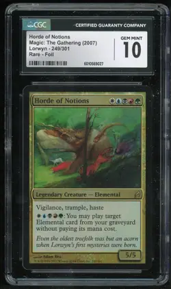 Magic the Gathering MTG Horde of Notions Foil Lorwyn 249/301 CGC 10 Gem Mint - Image 1
