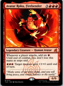 MTG - Avatar Roku, Firebender (112) - TLE - Normal - Image 1