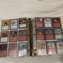 Magic The Gathering Collection Vintage Mtg Huge Binder - Image 3