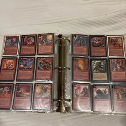 Magic The Gathering Collection Vintage Mtg Huge Binder - Image 4