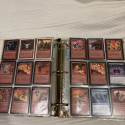 Magic The Gathering Collection Vintage Mtg Huge Binder - Image 5