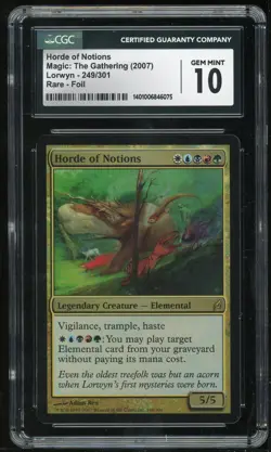 Magic the Gathering MTG Horde of Notions Foil Lorwyn 249/301 CGC 10 Gem Mint - Image 1
