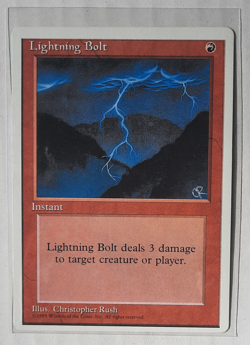 MTG 4th Fourth Edition 4ED | Lightning Bolt | NM | Magic The Gathering - Image 1