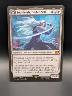 MTG - Sephiroth, Fabled SOLDIER \ Sephiroth, One-Winged Angel - FIN #115 - Image 1