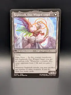 MTG - Sephiroth, Fabled SOLDIER \ Sephiroth, One-Winged Angel - FIN #115 - Image 2