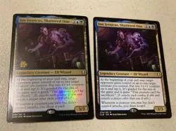 2 x mtg Jon Irenicus Shattered One, 1 pre-release foil, Baldur's Gate, unused - Image 1