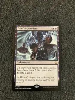 Magic The Gathering MTG - Painful Quandary - FDN - Image 1