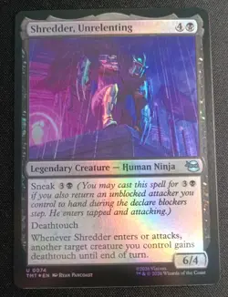 MTG TMNT - Shredder Unrelenting - Foil - Image 1