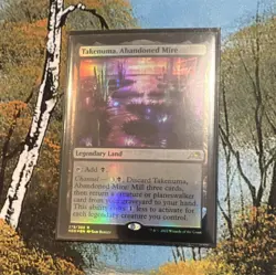 Magic: The Gathering Takenuma Abandoned Mire Legendary Land Neon Dynasty Rare F… - Image 1