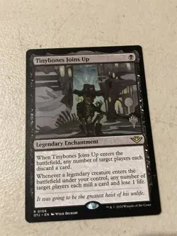 mtg promo pack Tinybones Joins Up, Outlaws of Thunder Junction, unplayed - Image 1