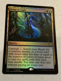 mtg foil Bring to Light, sorcery, Double Masters 2022, unplayed - Image 1