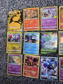 Pokemon Lot bulk (damaged) cards. good for play. Rare's , holo's, full arts (22) - Image 2