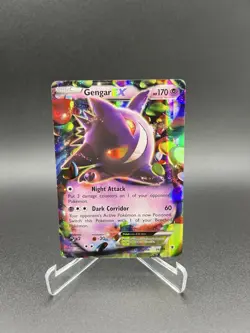 Pokemon TCG 2014 Gengar EX Holo Rare Card 34/119 XY Phantom Forces Near Mint NM - Image 1