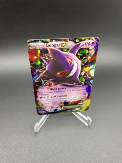 Pokemon TCG 2014 Gengar EX Holo Rare Card 34/119 XY Phantom Forces Near Mint NM - Image 2