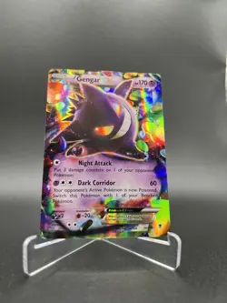Pokemon TCG 2014 Gengar EX Holo Rare Card 34/119 XY Phantom Forces Near Mint NM - Image 3